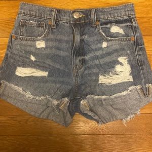 Aeropostale Distressed Mom Shorts